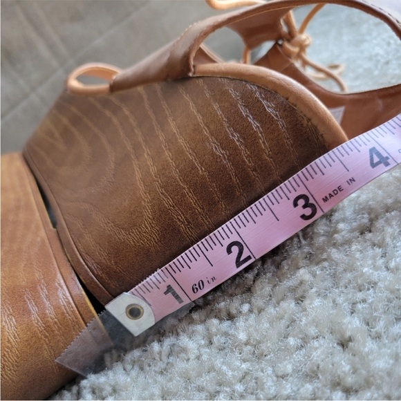 Rocket Dog Samora Harvest Tan Platform Wedge Sandals 90s Camel Brown - Picture 7 of 9